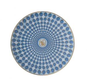 Rosenthal x Swarovski Signum Azure Blue Small Plate - 4"