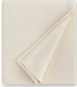 Sferra Corino Full / Queen Blanket - Ivory