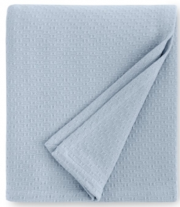 Sferra Corino Full/Queen Blanket - Powder
