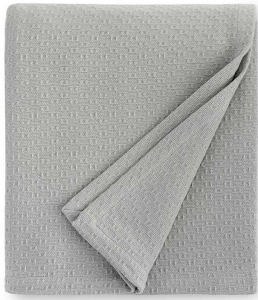 Sferra Corino Full / Queen Blanket - Silver