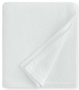 Sferra Corino Twin Blanket - White