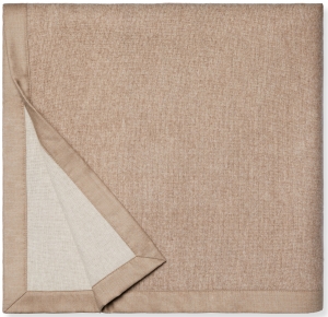 Sferra Nerino Blanket King - Cashew/ Ivory