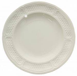 Gien Pont Aux Choux White Rim Soup - 9" oz.