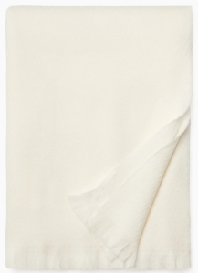 SFERRA Taormina Ecru Throw 51X71"