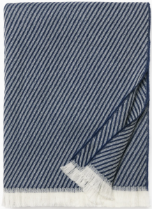SFERRA Taormina Navy Throw 51X71"