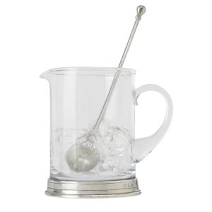 Match Pewter Branch Bar Pitcher + Cocktail Stirrer Set