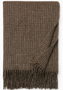 SFERRA Terranova Khaki Throw 50X70"