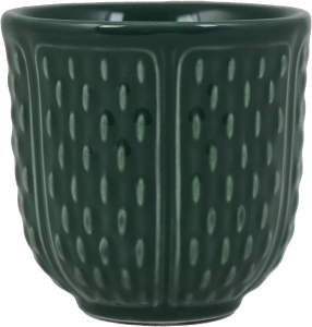 Gien Pont Aux Choux Petits Choux Espresso Cup / Set 2 - Emerald Green
