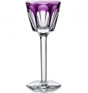 Baccarat Harcourt Rhine Wine Glass - Purple