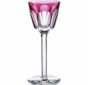Baccarat Harcourt Rhine Wine Glass - Pink