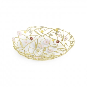 Michael Aram Wildflowers Centerpiece Basket - 16.5"