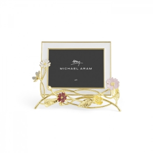 Michael Aram Wildflowers Enamel White Farme - 4X6