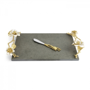 Michael Aram Gardenia Cheeseboard w/ Knife