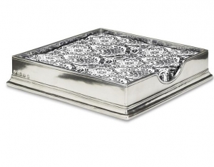 Match Pewter Cocktail Napkin Box - No weight