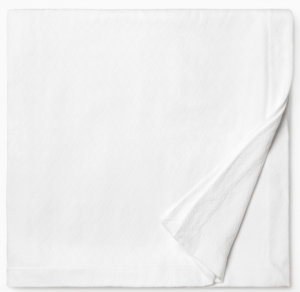 SFERRA Spinato White Twin Blanket
