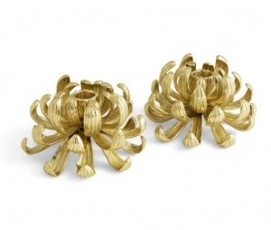 Michael Aram Dahlia Candle Holders - Set 2