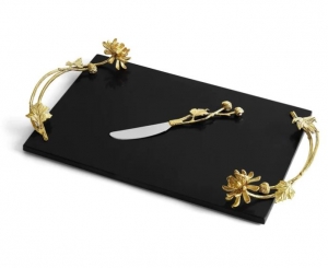 Michael Aram Dahlia Cheeseboard w/ Knife