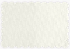Matouk Savannah Gardens Placemat Bone - 13 x 19 Oblong - Set of 4
