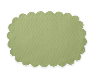 Matouk Savannah Gardens Spring Green Matouk Savannah Gardens Placemat Spring Green - 13 x 19 Oval- Set of 4
