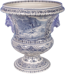 Gien Delft Cavalier Medici Urn