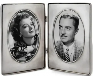 MATCH Pewter Piemonte Velluto Double Oval Frame - Large