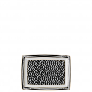 Versace La Greca Signature Black Letter Tray