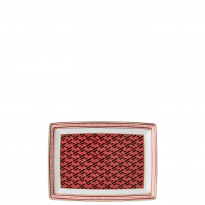 Versace La Greca Signature Red Letter Tray