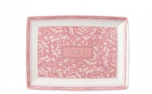 Versace Barocco Rose Letter Tray - 7"