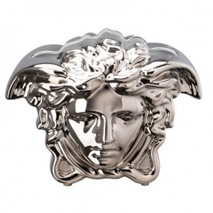 Versace Medusa Grande Vase Silver - 8 1/4"