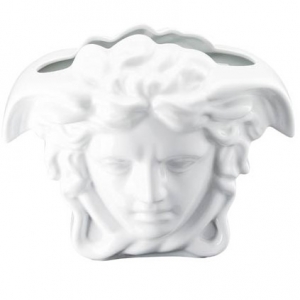Versace Medusa Grande Vase White - 11 3/4"