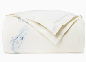 SFERRA Isabella Ivory/Sea Twin Duvet Cover 68X86