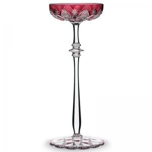 Baccarat Tsar Champagne Coupe - Rose Pink