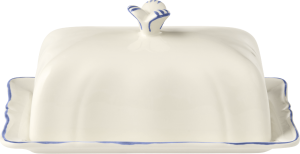 Gien Filets Bleu Butter Dish