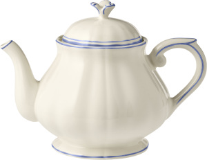 Gien Filets Bleu Teapot