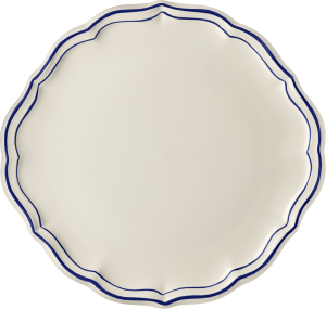 Gien Filet Cobalt Cake Platter - 12.25"