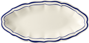Gien Filet Cobalt Pickle Dish