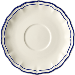 Gien Filet Cobalt Breakfast Saucer
