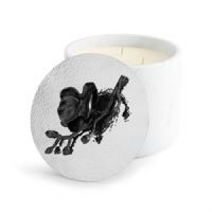 Michael Aram Black Orchid Marble Candle