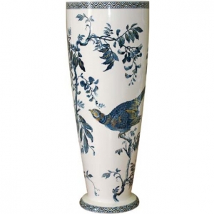 Gien Vincennes Or Vase Fuseau