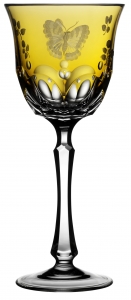 Varga Springtime Amber Water Goblet