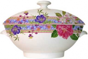 Gien Millefleurs Soup Tureen