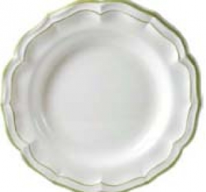 Gien Filets Vert Dessert Plate