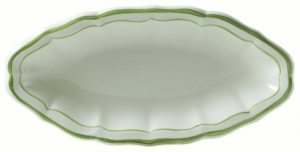 Gien Filet Vert Pickle Dish