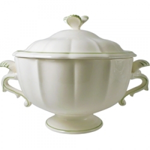 Gien Filets Vert Soup Tureen