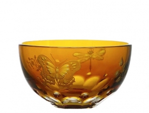 Varga Springtime Amber Bowl