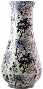 Gien Musée Pivoines Bleues Vase