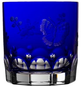 Varga Springtime Cobalt Blue Double Old Fashioned