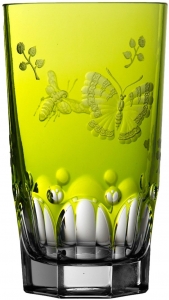 Varga Springtime Yellow-Green Highball Tumbler