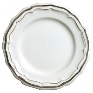 Gien Filets Taupe Dinner Plate