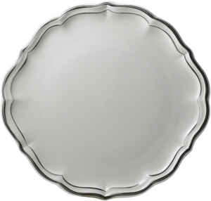 Gien Filets Taupe Cake Platter